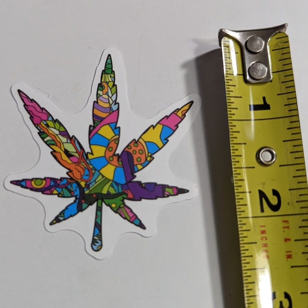 Pot Leaf Sticker - Picture 2 of 2